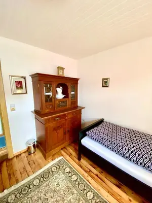 Ein Bett oder Betten in einem Zimmer der Unterkunft Ferienwohnung