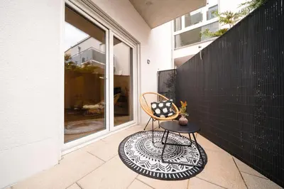 Ein Balkon oder eine Terrasse in der Unterkunft Lexapartments Luxus Apartment-Zentral in Altstadt-65-80qm