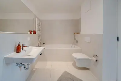 Ein Badezimmer in der Unterkunft Lexapartments Luxus Apartment-Zentral in Altstadt-65-80qm