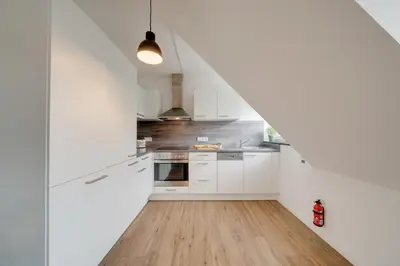 Küche/Küchenzeile in der Unterkunft Lexapartments Luxus Apartment-Zentral in Altstadt-65-80qm