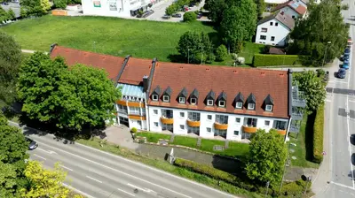 Das Gebäude in dem sich das Hotel befindet