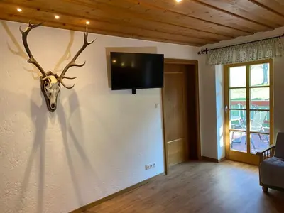 TV/Unterhaltungsangebot in der Unterkunft Ferienwohnung Jagdhäusl