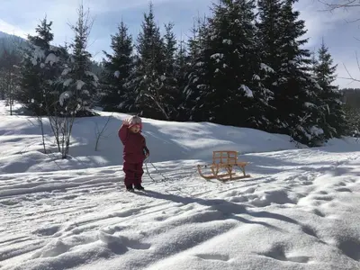 Ferienwohnung Jagdhäusl im Winter
