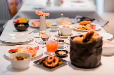 Essen im Hotel oder in der Nähe