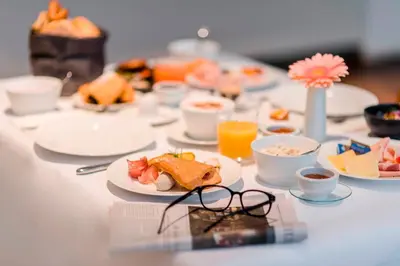 Essen im Hotel oder in der Nähe