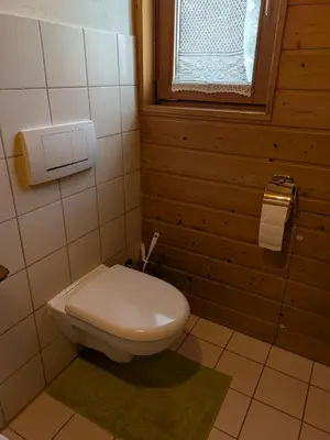Ein Badezimmer in der Unterkunft Komfortabel wohnen am Waldrand von Pitzling