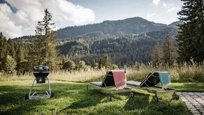 Naturlandschaft in der Nähe des Chalets