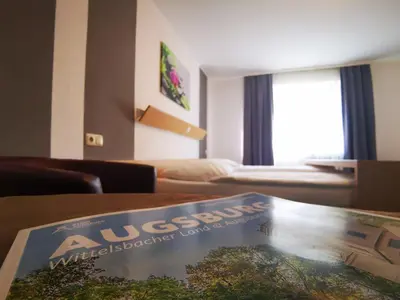 Ein Sitzbereich in der Unterkunft Jakoberhof