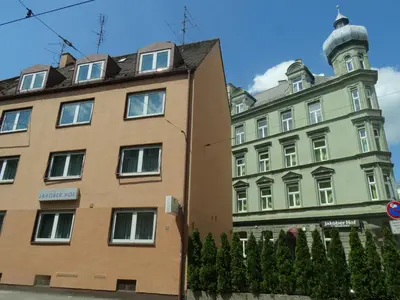 Das Gebäude in dem sich das Hotel befindet