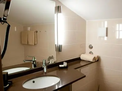 Ein Badezimmer in der Unterkunft Hotel-Gasthof Sperrer