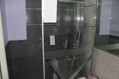 Ein Badezimmer in der Unterkunft Amiga Hotel München Messe