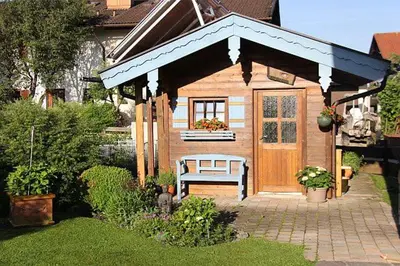 Ein Garten an der Unterkunft Ferienwohnungen Winkler