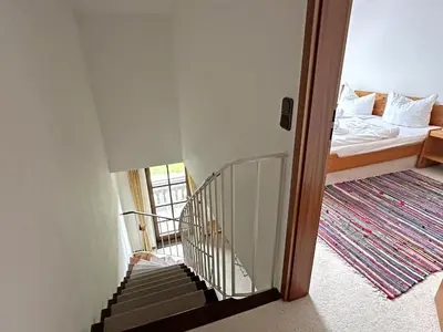 Ein Bett oder Betten in einem Zimmer der Unterkunft Gschwendtnerhof App17 Blum