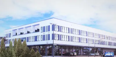 Das Gebäude in dem sich das Hotel befindet
