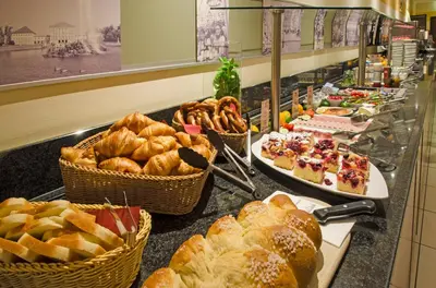 Essen im Hotel oder in der Nähe