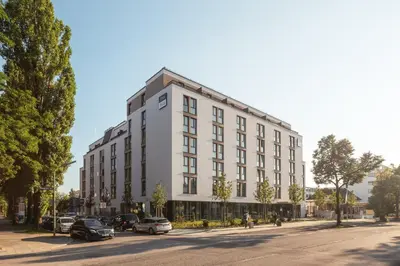 Das Gebäude in dem sich das Hotel befindet