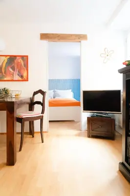 TV/Unterhaltungsangebot in der Unterkunft Ferienwohnung in der Kirchgasse