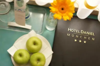 Ein Zertifikat, Auszeichnung, Logo oder anderes Dokument, das in der Unterkunft Hotel Daniel ausgestellt ist