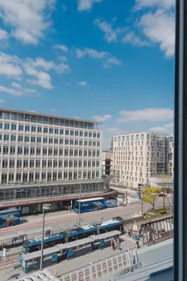 Das Gebäude in dem sich das Hotel befindet