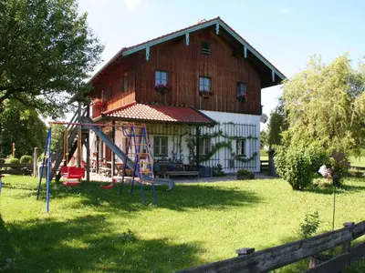 Ein Kinderspielbereich in der Unterkunft Kirmeier Hof