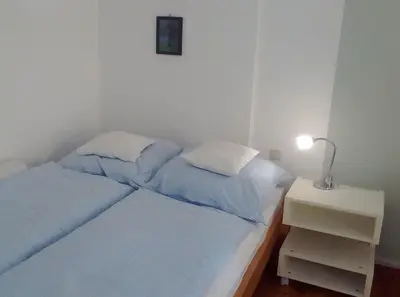 Ein Bett oder Betten in einem Zimmer der Unterkunft Ferienwohnung Riesinger