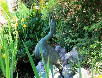 Ein Garten an der Unterkunft Ferienwohnung Aiblinger