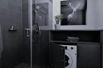 Ein Badezimmer in der Unterkunft Apartment BergRoof