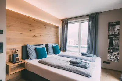 Ein Bett oder Betten in einem Zimmer der Unterkunft Apartment BergRoof