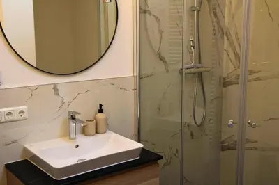 Ein Badezimmer in der Unterkunft Chiemsee Apartments