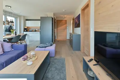 TV/Unterhaltungsangebot in der Unterkunft Apartment BergArt
