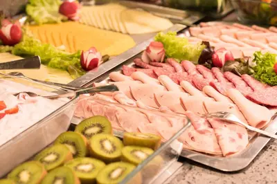 Essen im Hotel oder in der Nähe