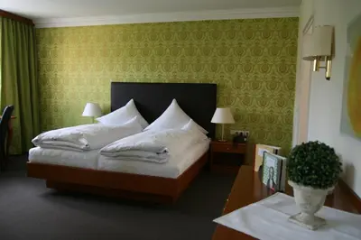 Ein Bett oder Betten in einem Zimmer der Unterkunft die Villa