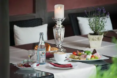 Essen im Hotel oder in der Nähe