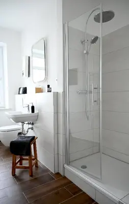 Ein Badezimmer in der Unterkunft Gemütliches Appartement mit Netflix, Nespresso und Boxspringbett