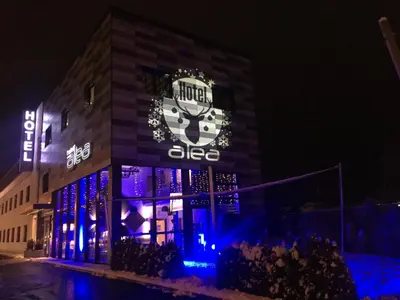 Das Gebäude in dem sich das Hotel befindet