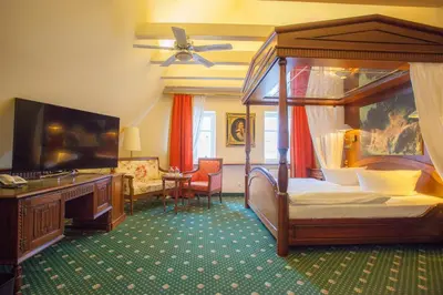 TV/Unterhaltungsangebot in der Unterkunft Stadthotel Herzog Ludwig