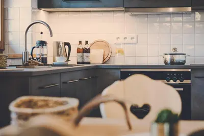 Küche/Küchenzeile in der Unterkunft Der Lederer Hof - Boutique Apartments