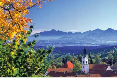 Naturlandschaft in der Nähe des Privatzimmers