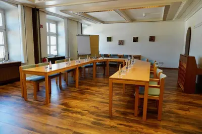 Der Geschäftsbereich oder Konferenzraum in der Unterkunft Hotel Endorfer Hof