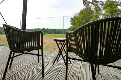 Ein Balkon oder eine Terrasse in der Unterkunft Naturhotel Wittelsbach