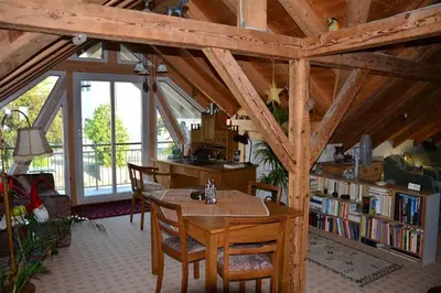 Die Bibliothek in der Ferienwohnung