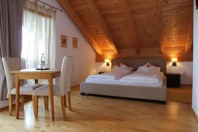 Ein Bett oder Betten in einem Zimmer der Unterkunft Gästehaus Burgmayr