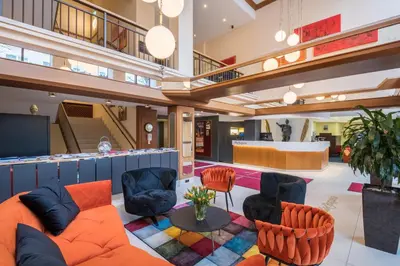 Ein Sitzbereich in der Unterkunft Best Western Hotel Augusta