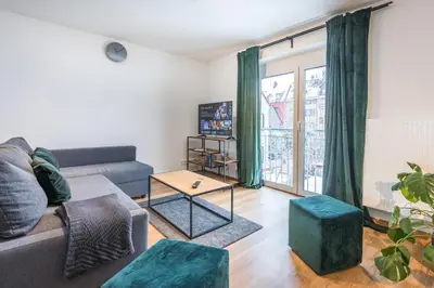 TV/Unterhaltungsangebot in der Unterkunft Arbio I Cozy Apartments Augsburg-Lechhausen