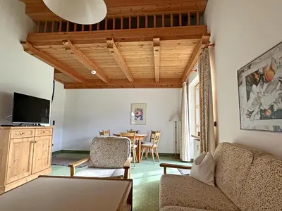 TV/Unterhaltungsangebot in der Unterkunft Gschwendtnerhof App22 Böhm