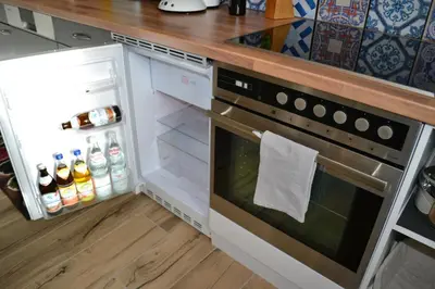 Küche/Küchenzeile in der Unterkunft Alpenblick Ferienwohnung