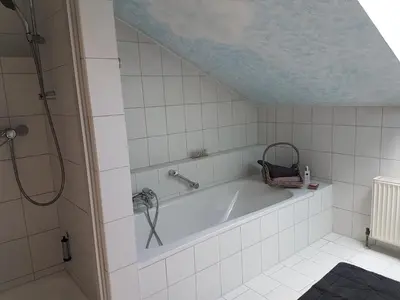 Ein Badezimmer in der Unterkunft Ferienwohnung am Starnberger See