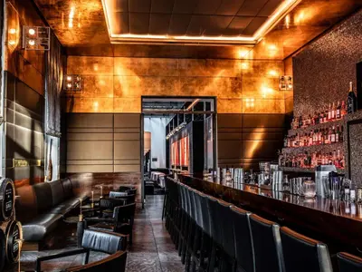Lounge oder Bar in der Unterkunft Sofitel Munich Bayerpost
