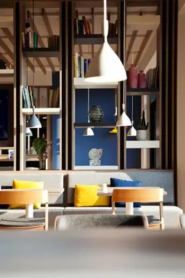 Ein Sitzbereich in der Unterkunft Holiday Inn Express Munich - Olching by IHG