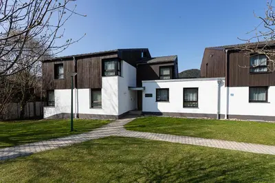 Das Gebäude in dem sich die Ferienwohnung befindet